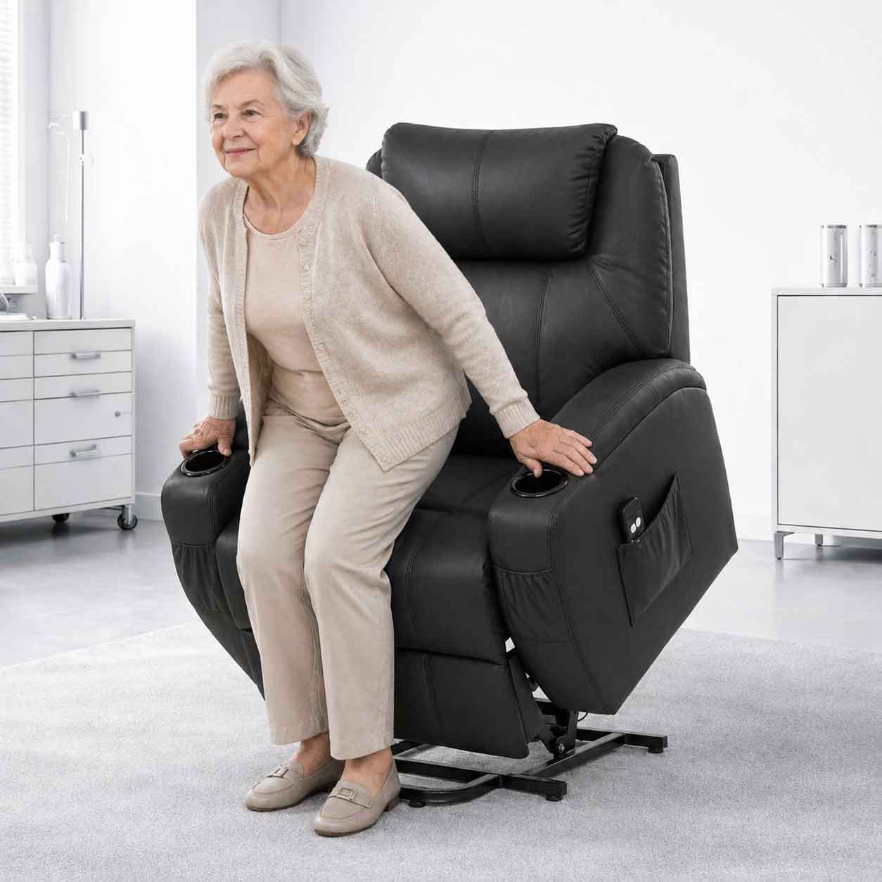 Fauteuil Releveur Électrique Aide au Lever Senior