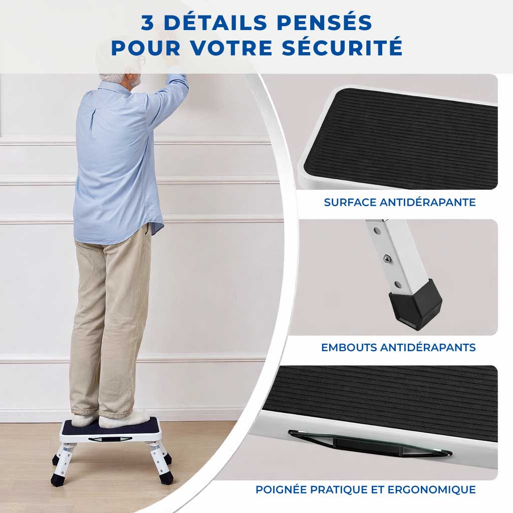 Marchepied Antidérapant Pliable et Réglables