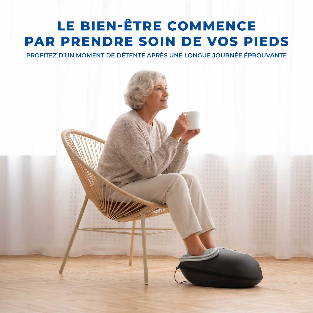 Masseur de Pieds Shiatsu Chauffant