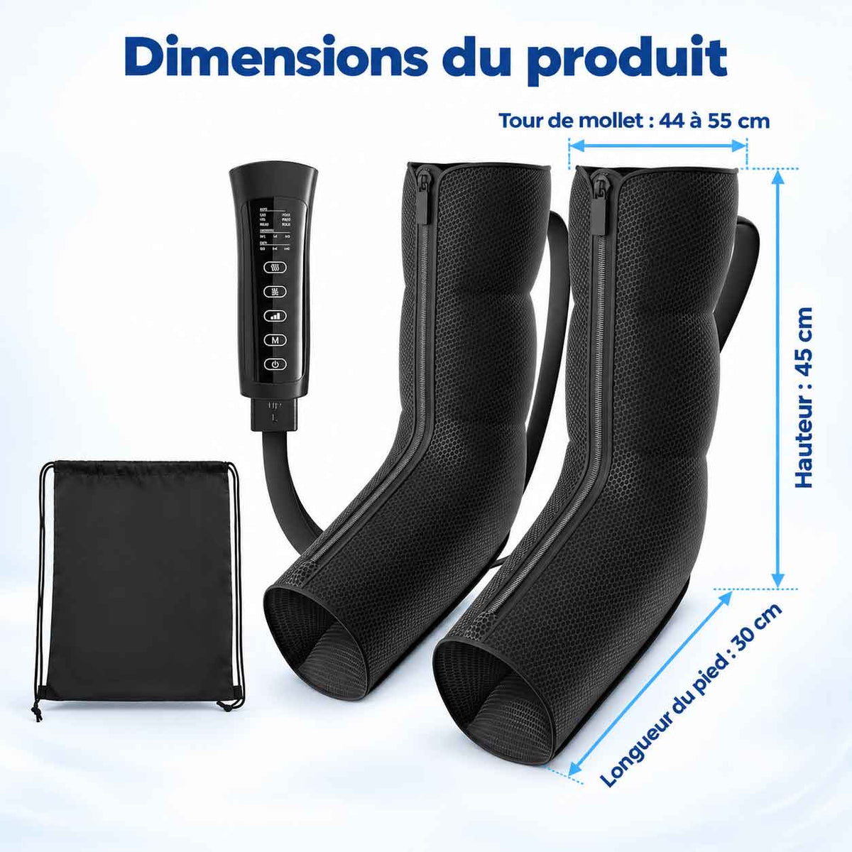 Masseur de Jambes et Pieds Chauffant