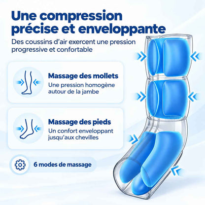 Masseur de Jambes et Pieds Chauffant