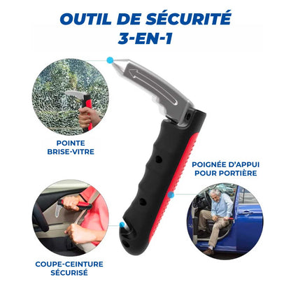 Poignée d’Aide Voiture Senior - Appui Sécurisé