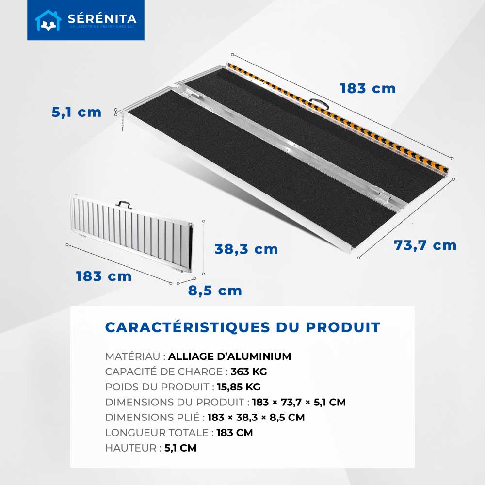 Rampe d'Accès Pliable Portable