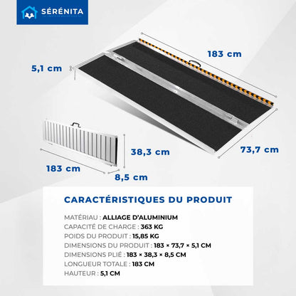 Rampe d'Accès Pliable Portable