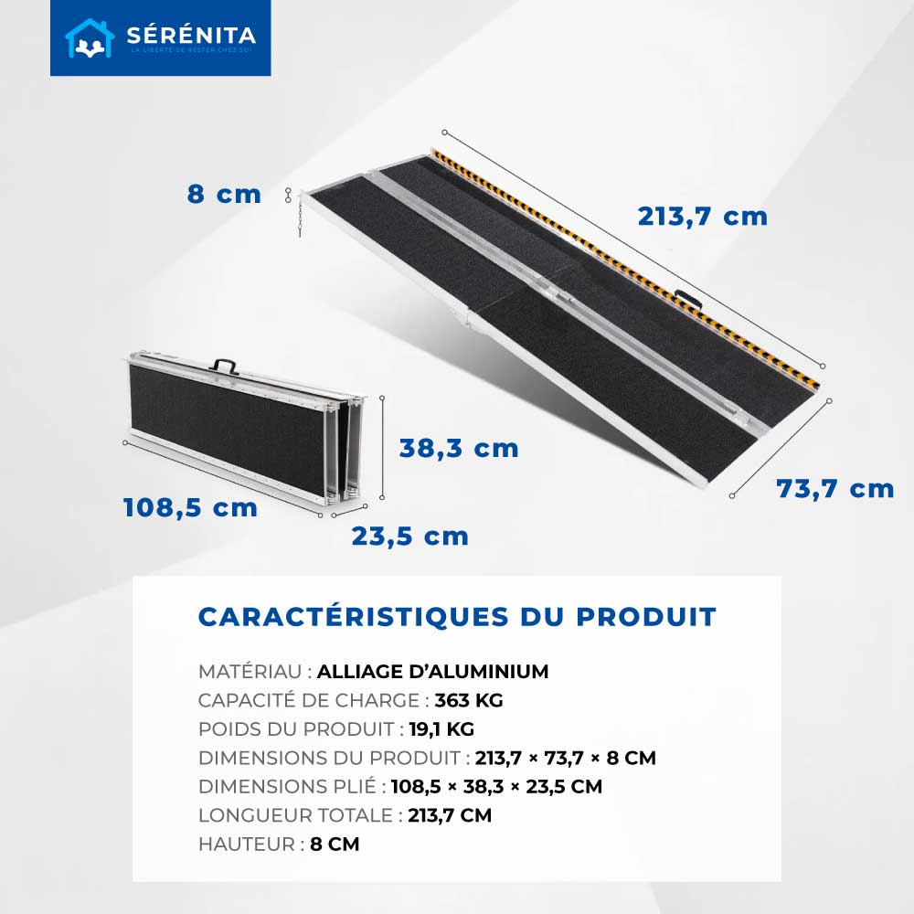 Rampe d'Accès Pliable Portable