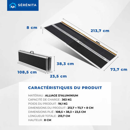 Rampe d'Accès Pliable Portable