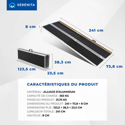 Rampe d'Accès Pliable Portable