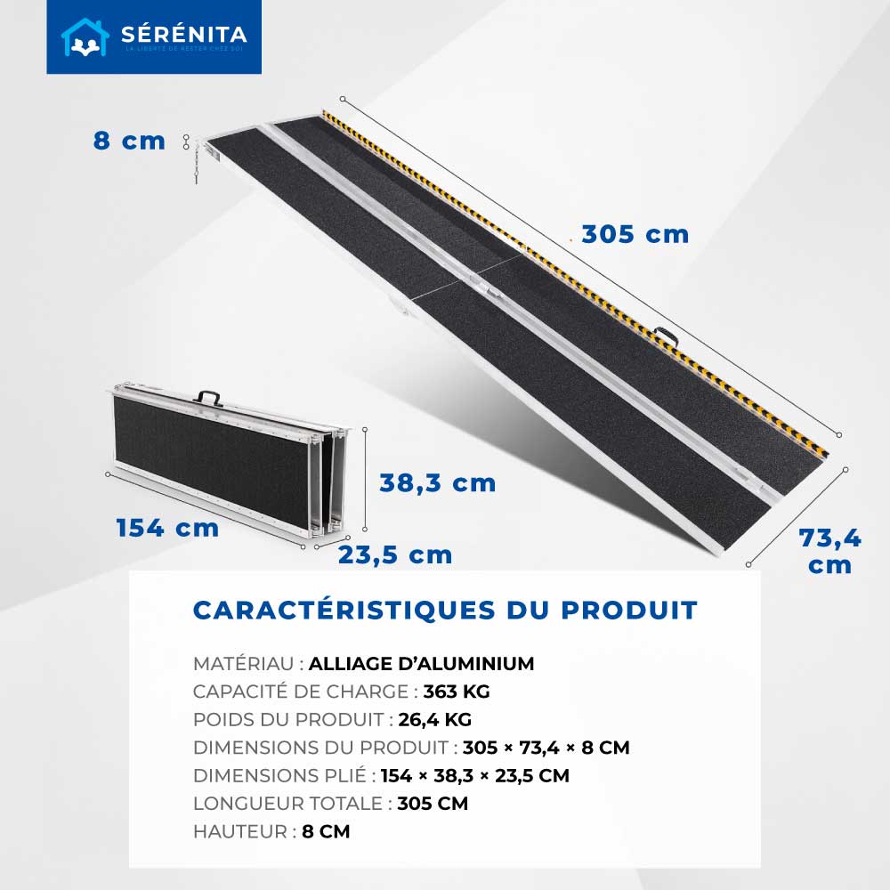 Rampe d'Accès Pliable Portable