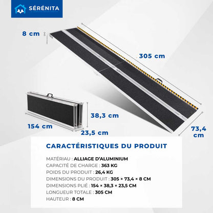 Rampe d'Accès Pliable Portable