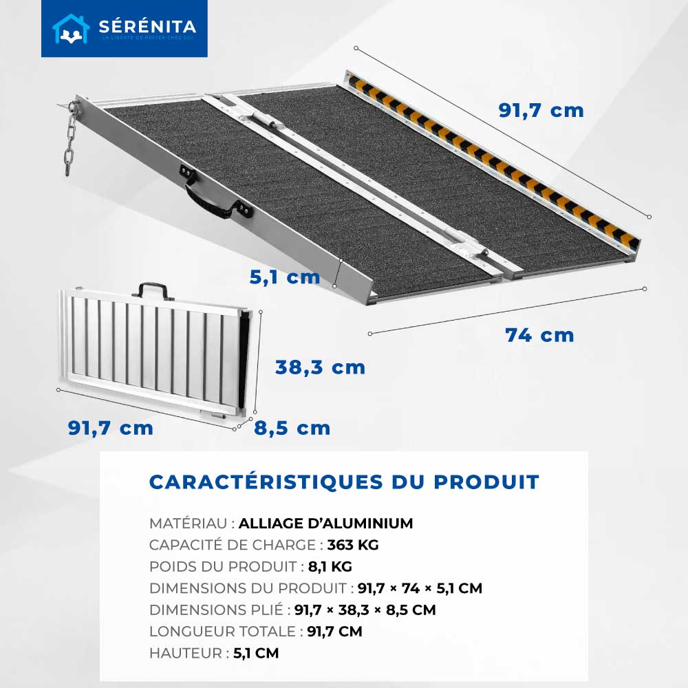 Rampe d'Accès Pliable Portable