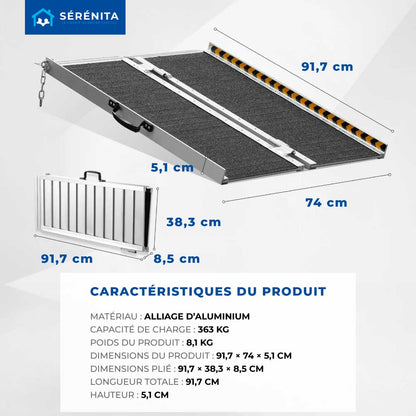 Rampe d'Accès Pliable Portable