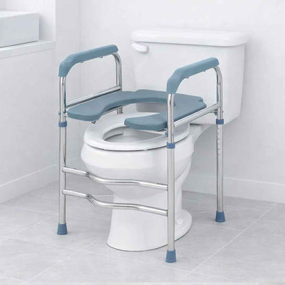 Cadre réhausseur de toilette réglable