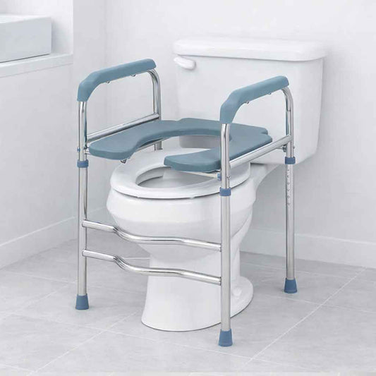 Cadre réhausseur de toilette réglable