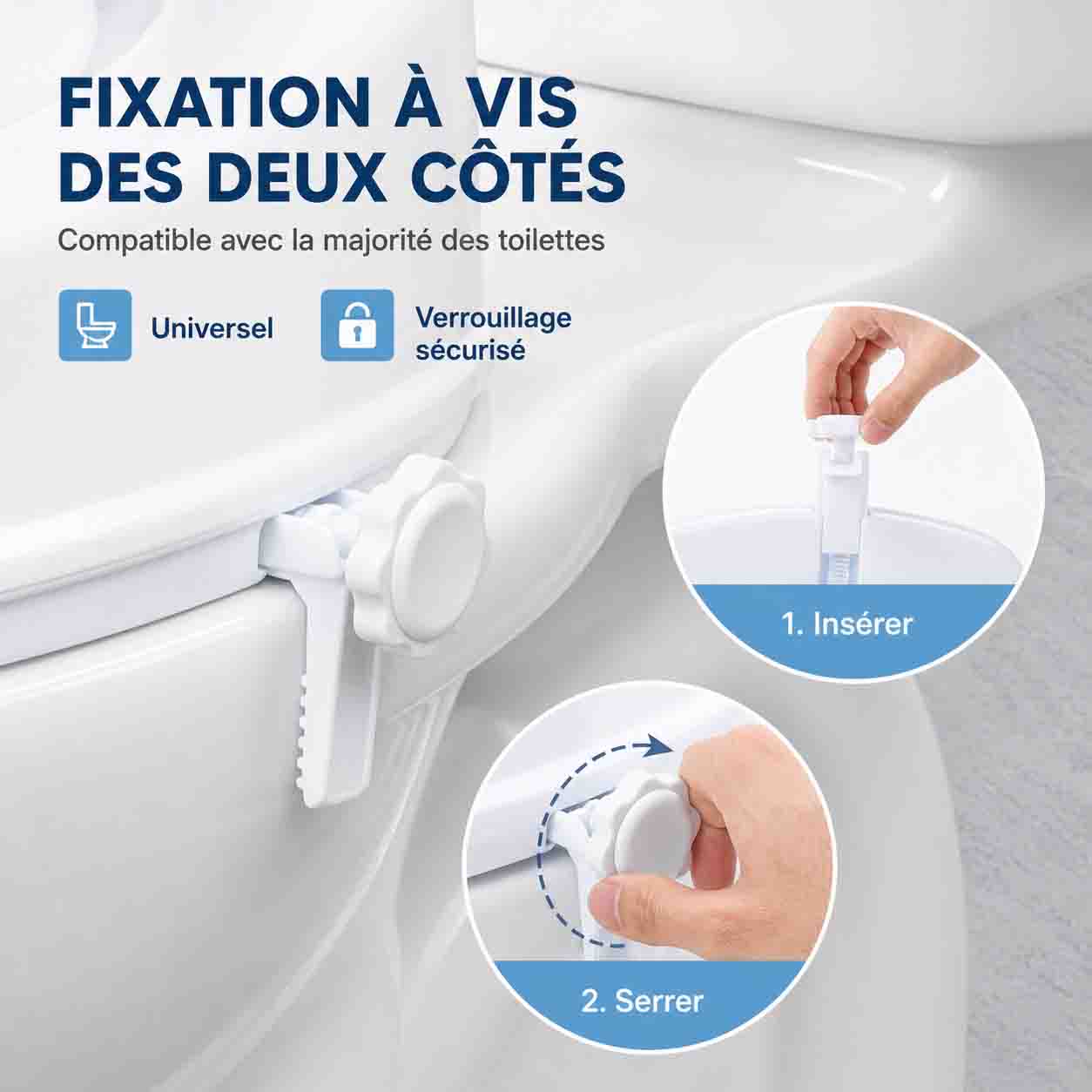 Réhausseur de Toilette Universel 10cm