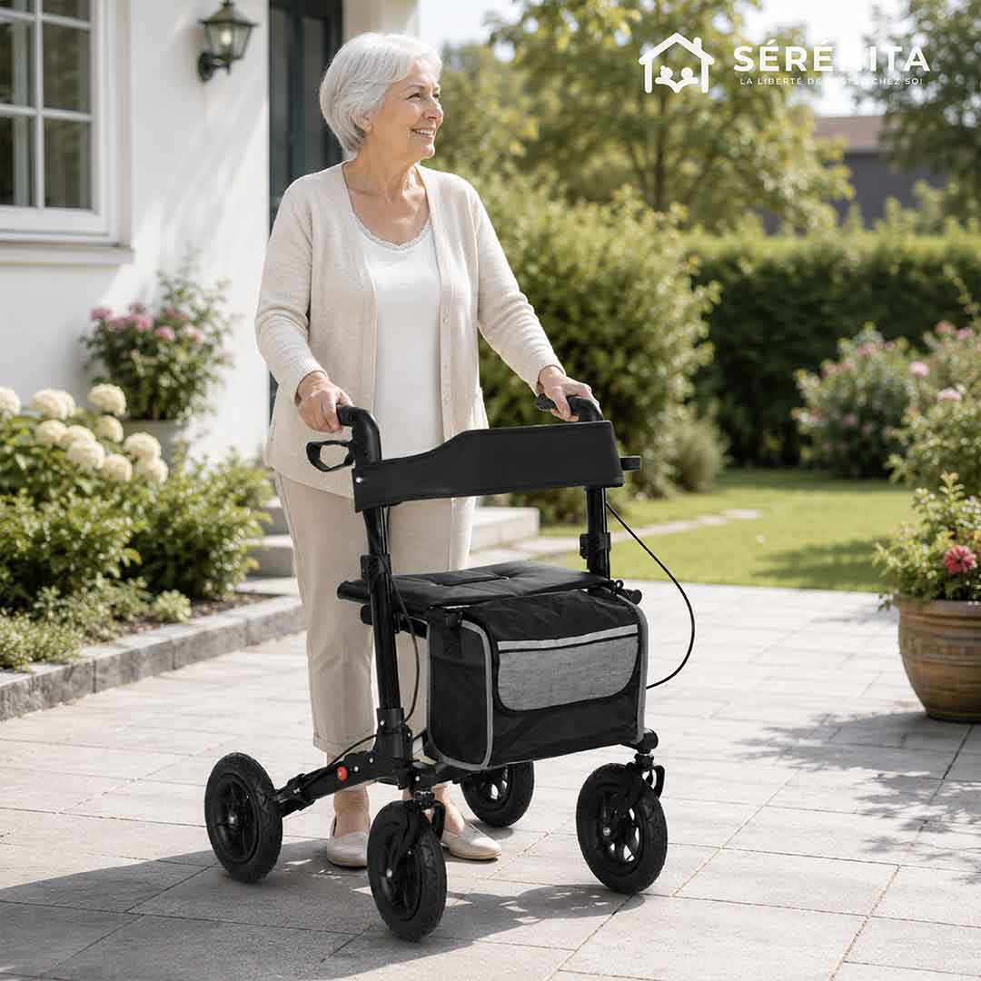 Déambulateur Grandes Roues Sérénita