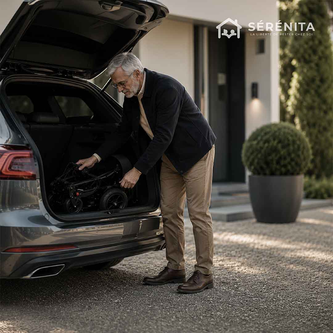 Déambulateur Grandes Roues Sérénita