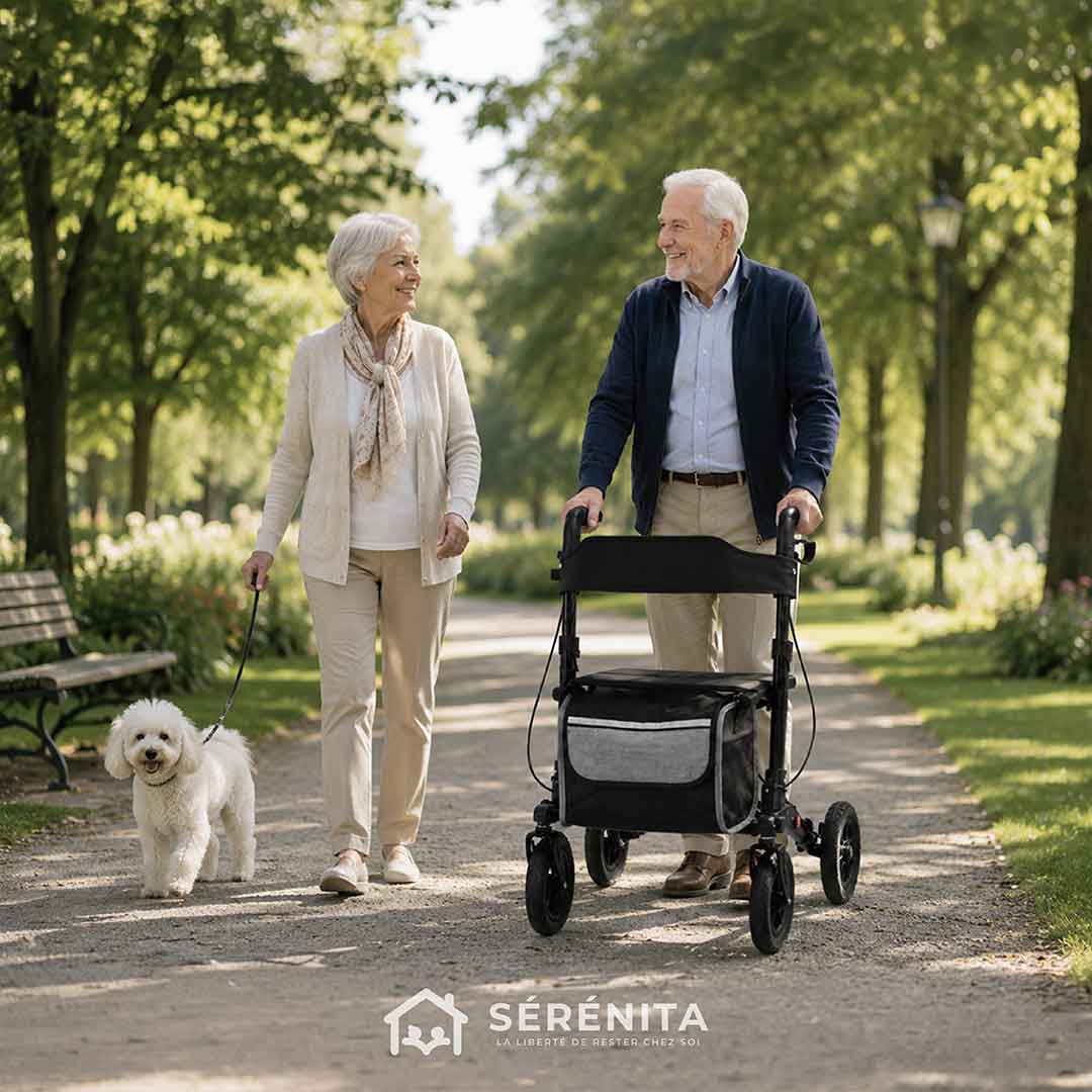 Déambulateur Grandes Roues Sérénita