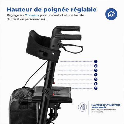 Déambulateur Grandes Roues Sérénita