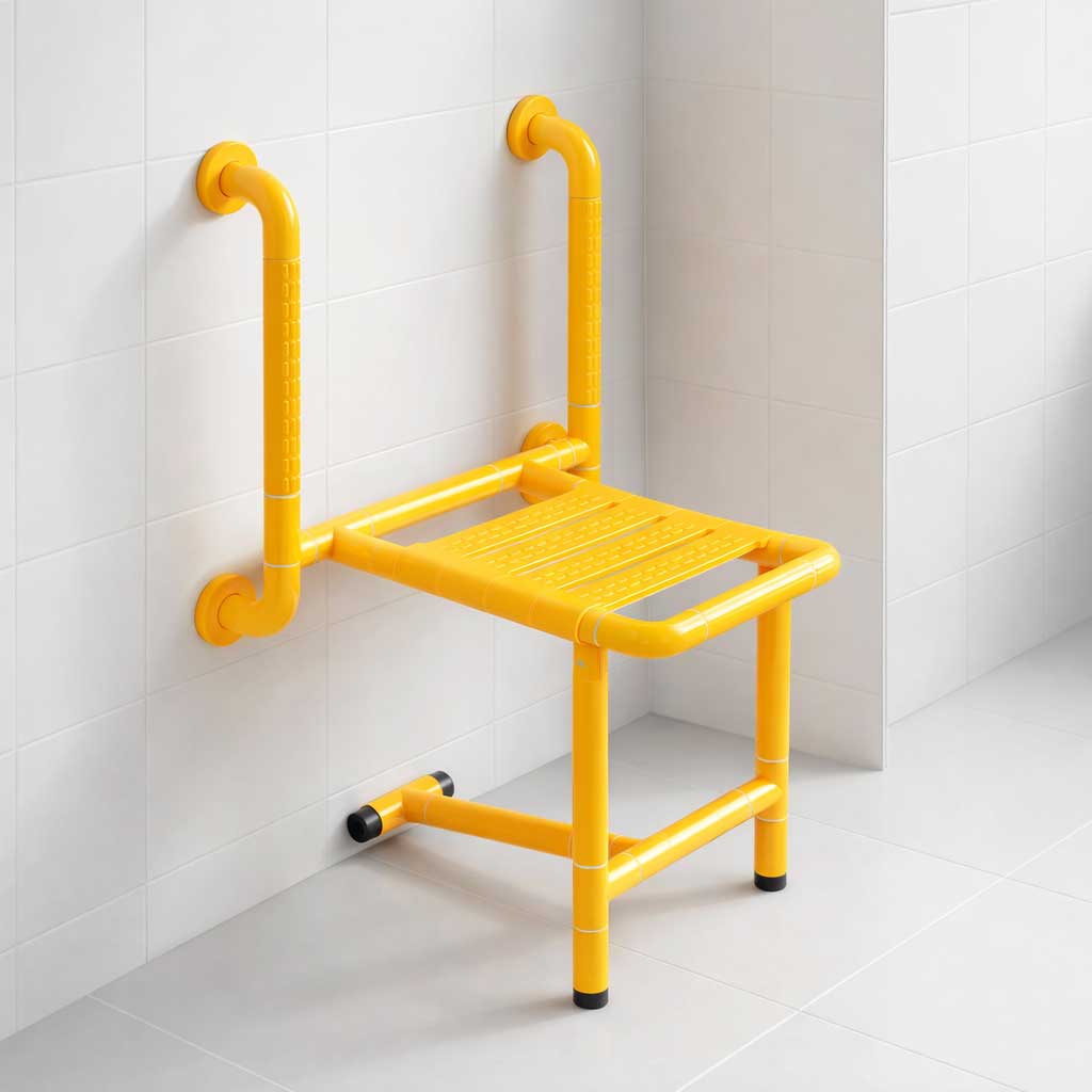 Siège de Douche Mural Escamotable