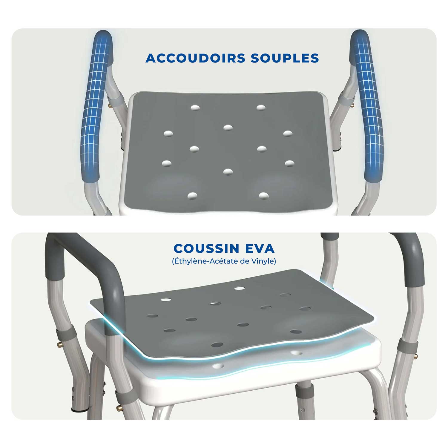 Tabouret de Douche Compact