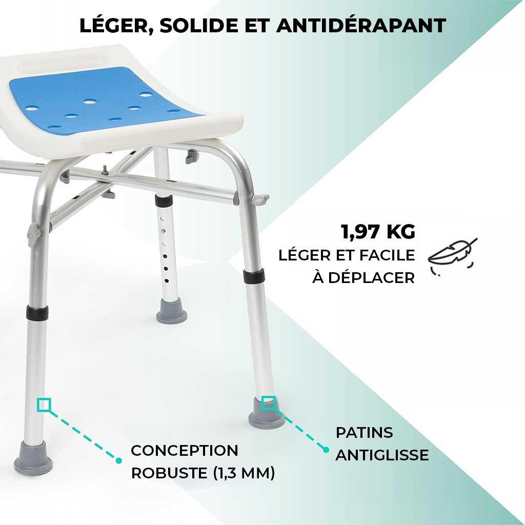 Tabouret de Douche Réglable