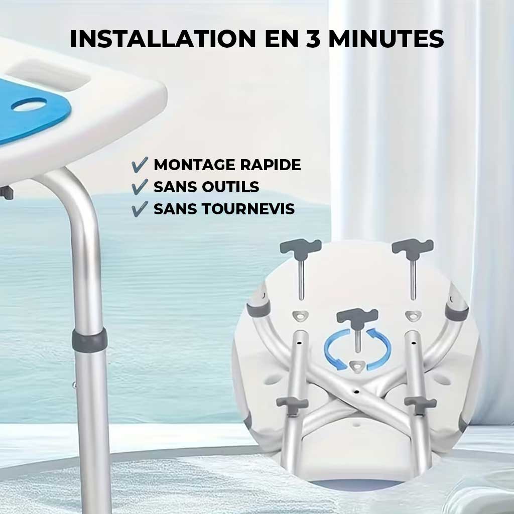 Tabouret de Douche Réglable