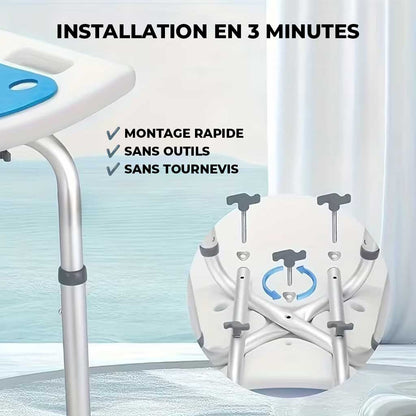 Tabouret de Douche Réglable