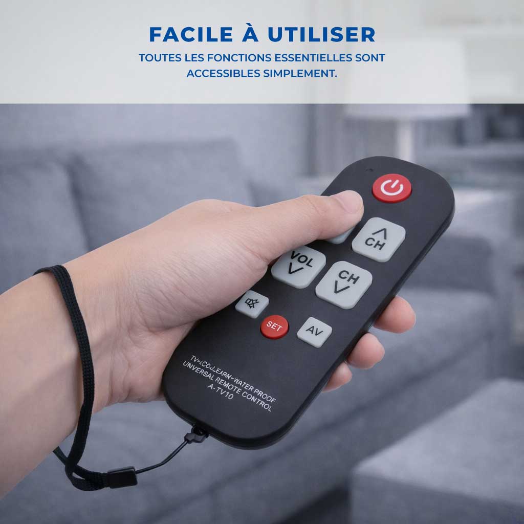 Télécommande Senior Boutons XXL (RF)