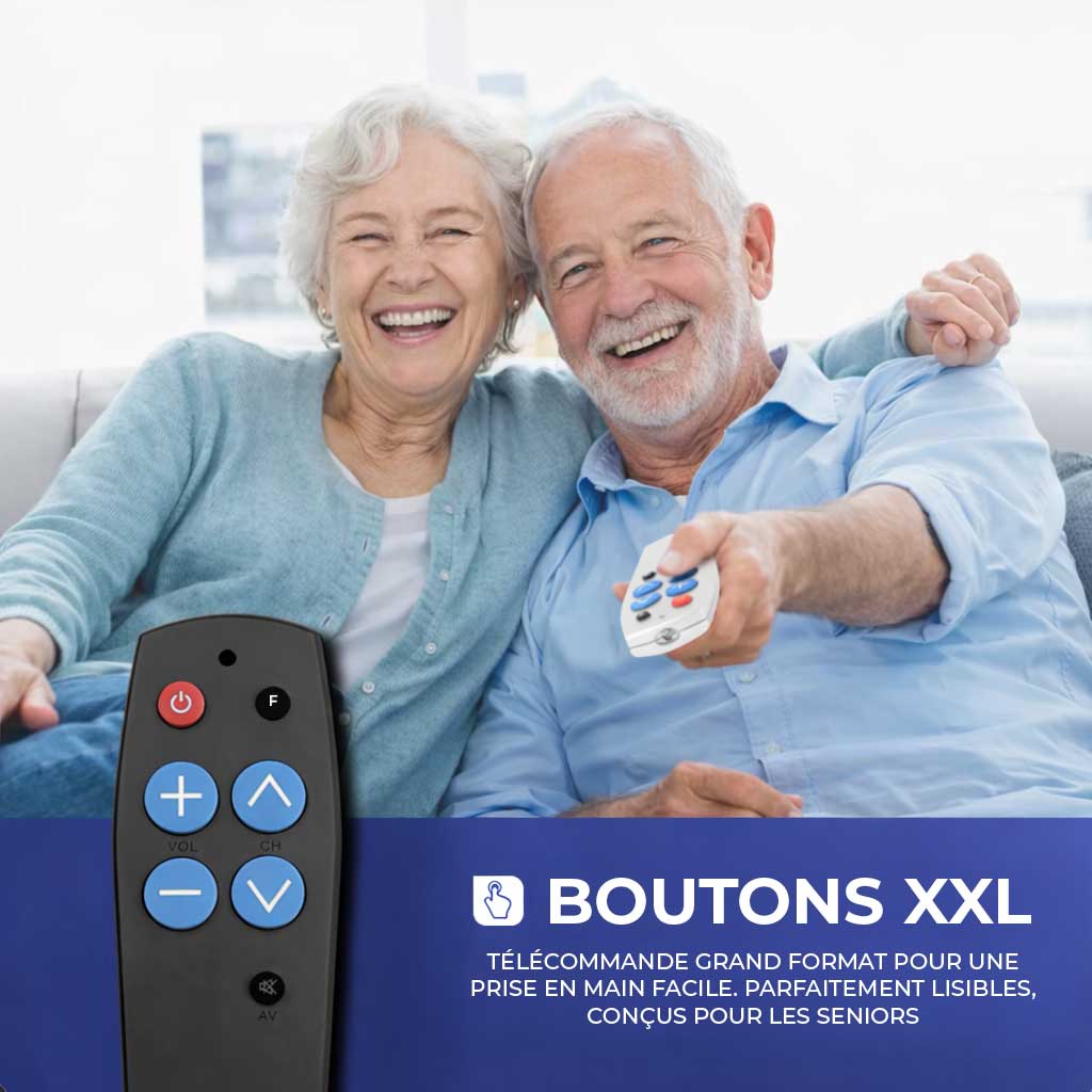 Télécommande Universelle Senior Boutons XXL