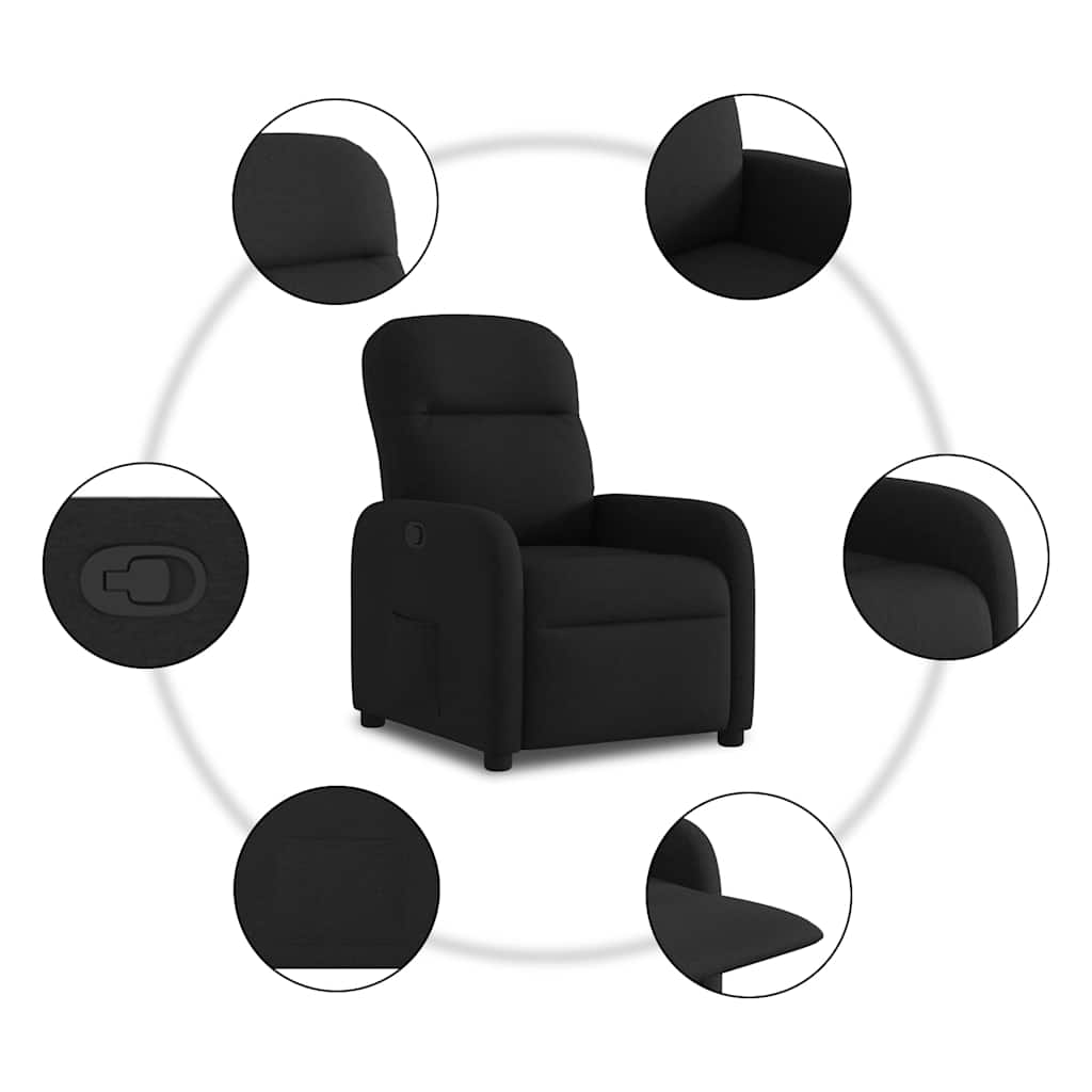 Fauteuil Inclinable Relax Noir