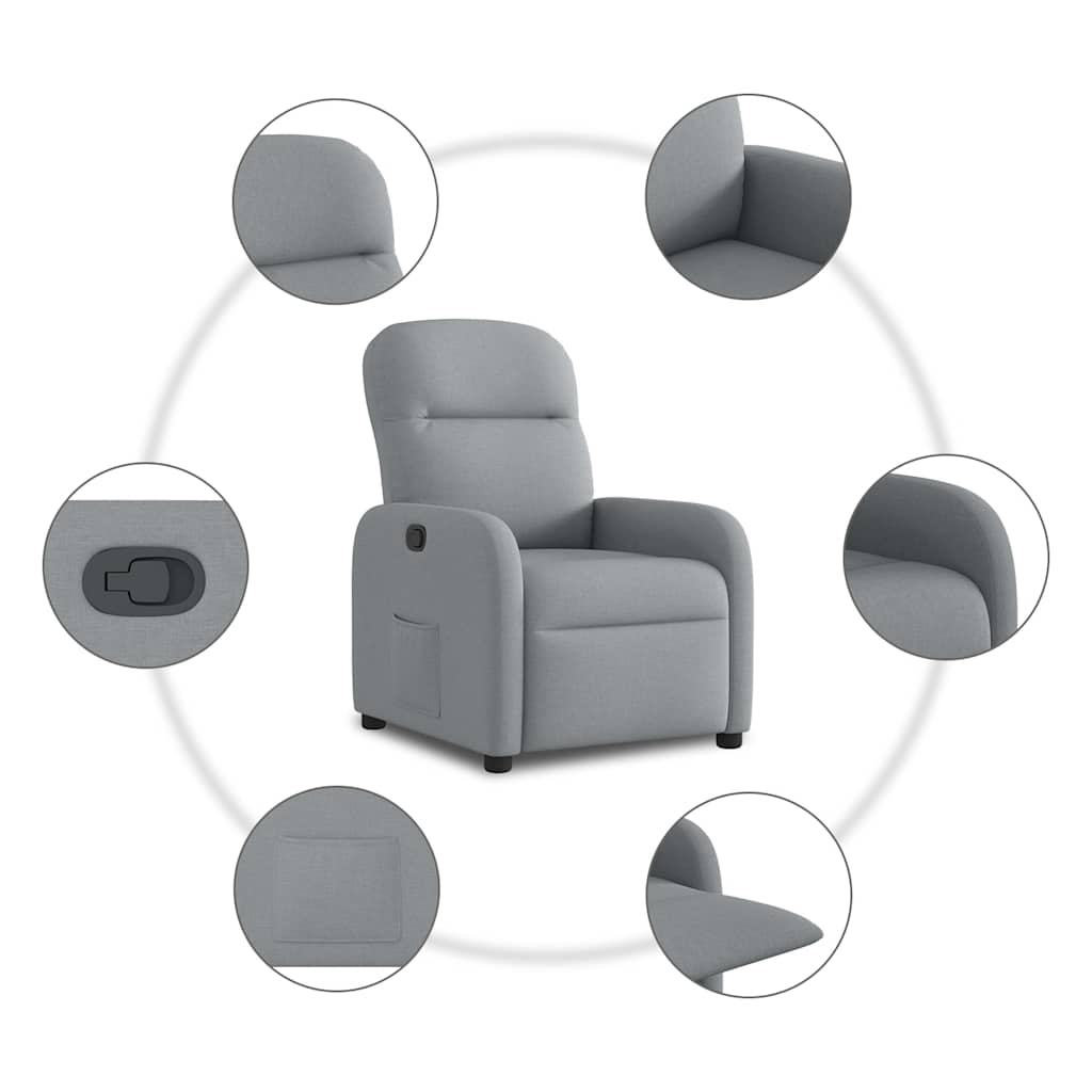 Fauteuil Inclinable Relax Gris