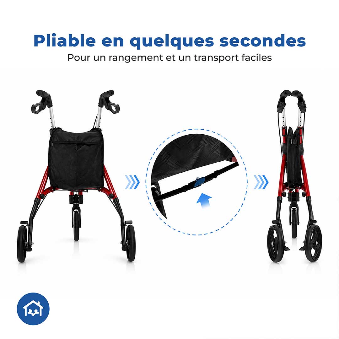 Déambulateur 3 Roues Sérénita