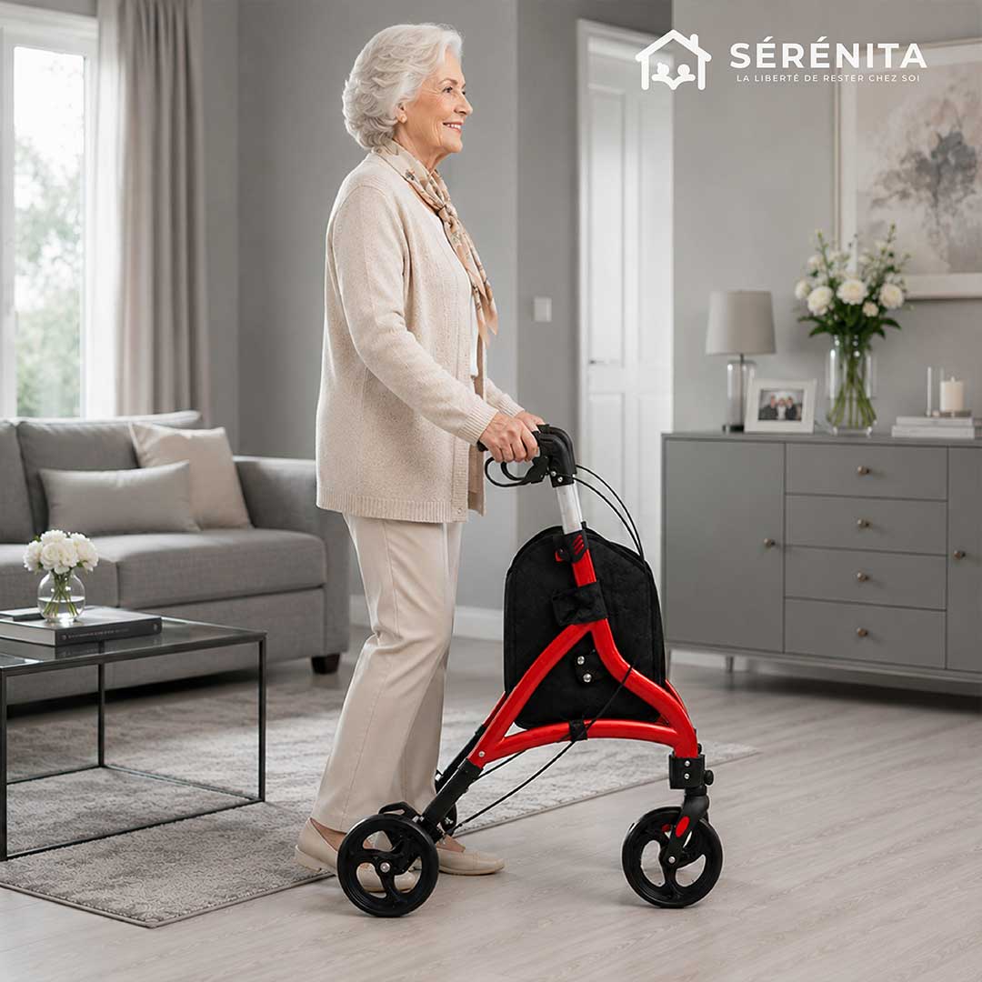 Déambulateur 3 Roues Sérénita