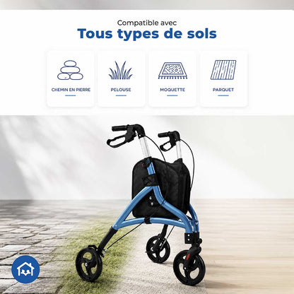 Déambulateur 3 Roues Sérénita