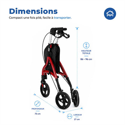 Déambulateur 3 Roues Sérénita