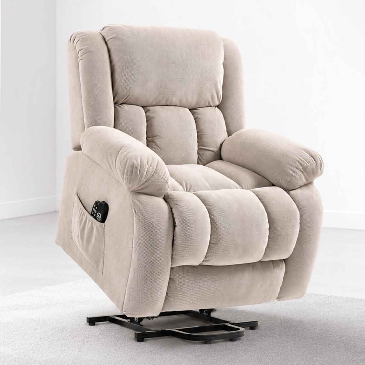 Fauteuil releveur électrique - Massage et chaleur lombaire
