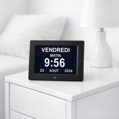 Horloge Calendrier Numérique Senior