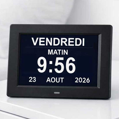 Horloge Calendrier Numérique Senior