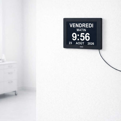 Horloge Calendrier Numérique Senior