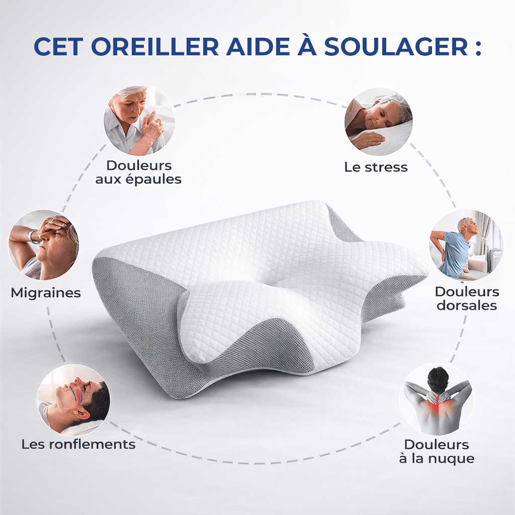 Oreiller Cervical Ergonomique