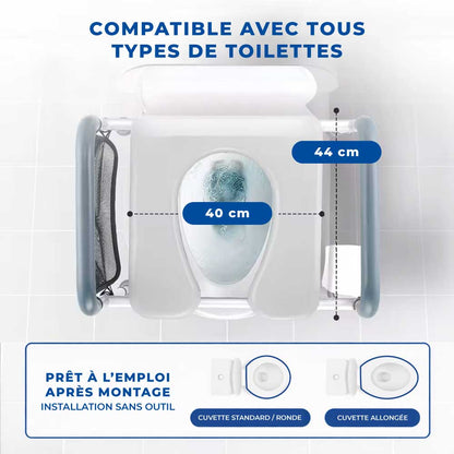 Cadre Réhausseur Toilette Assise Rembourrée