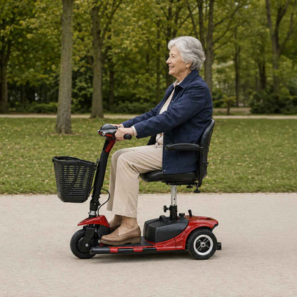 Scooter Électrique Senior 3 Roues Pliable