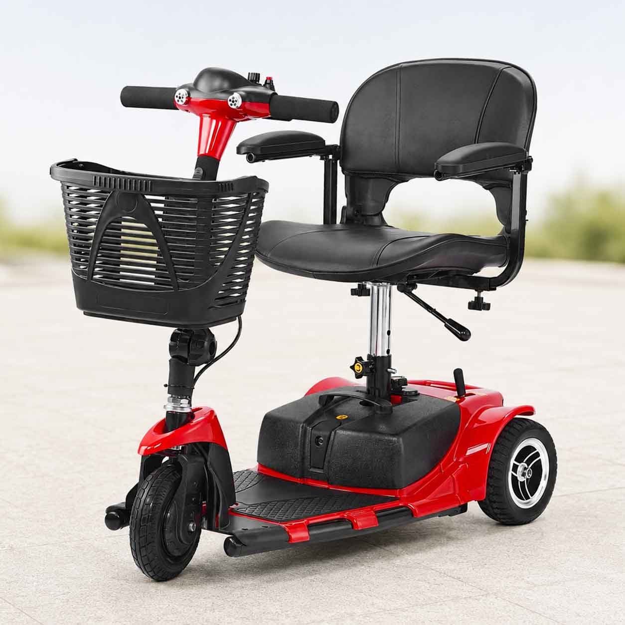 Scooter Électrique Senior 3 Roues Pliable