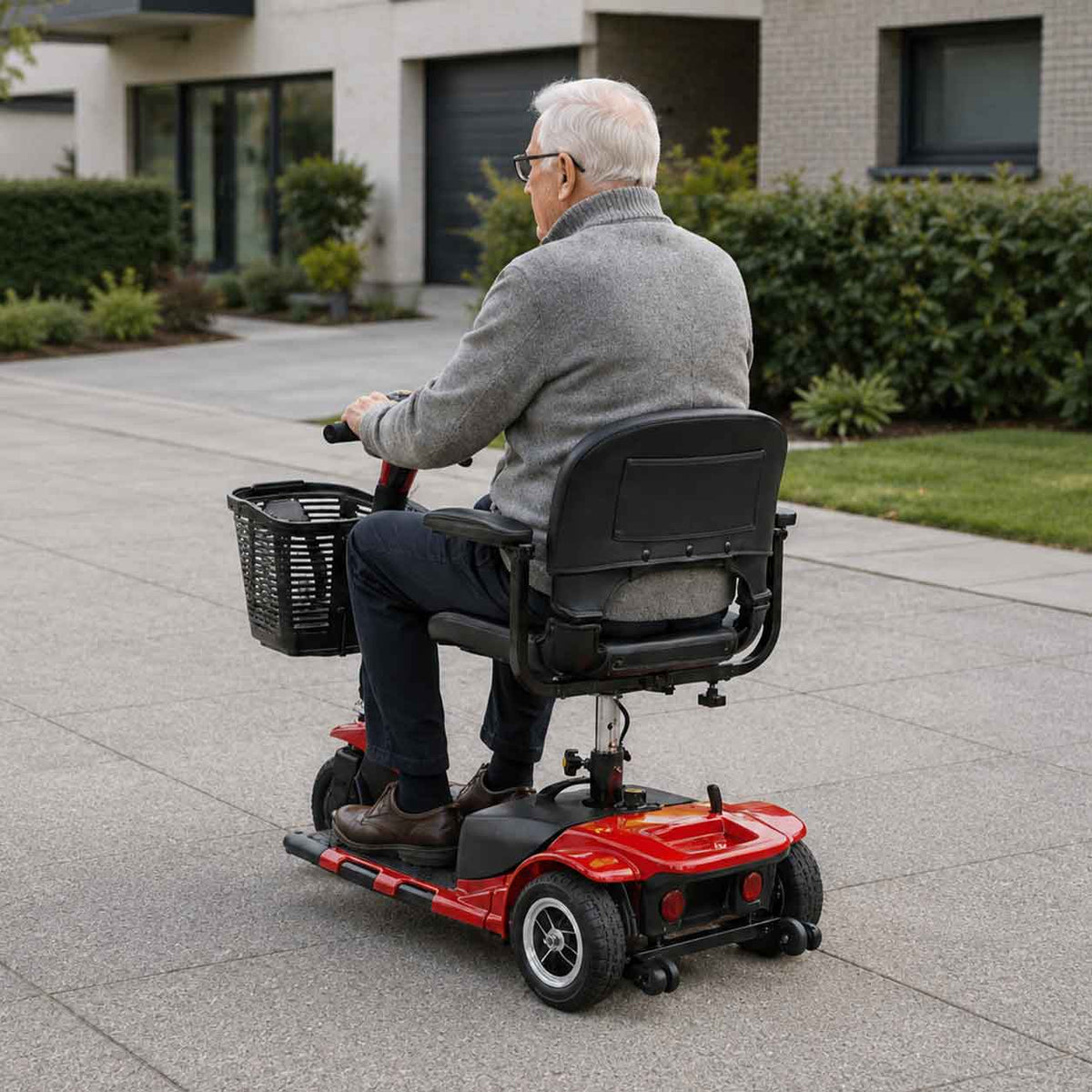 Scooter Électrique Senior 3 Roues Pliable