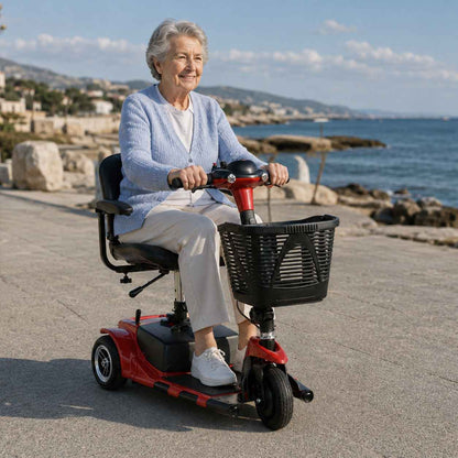 Scooter Électrique Senior 3 Roues Pliable
