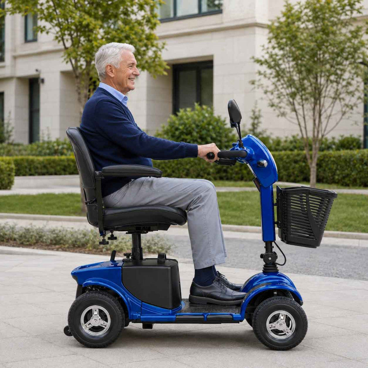 Scooter Électrique Senior 4 Roues Pliable