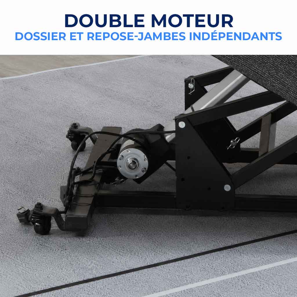 Fauteuil releveur électrique 2 moteurs
