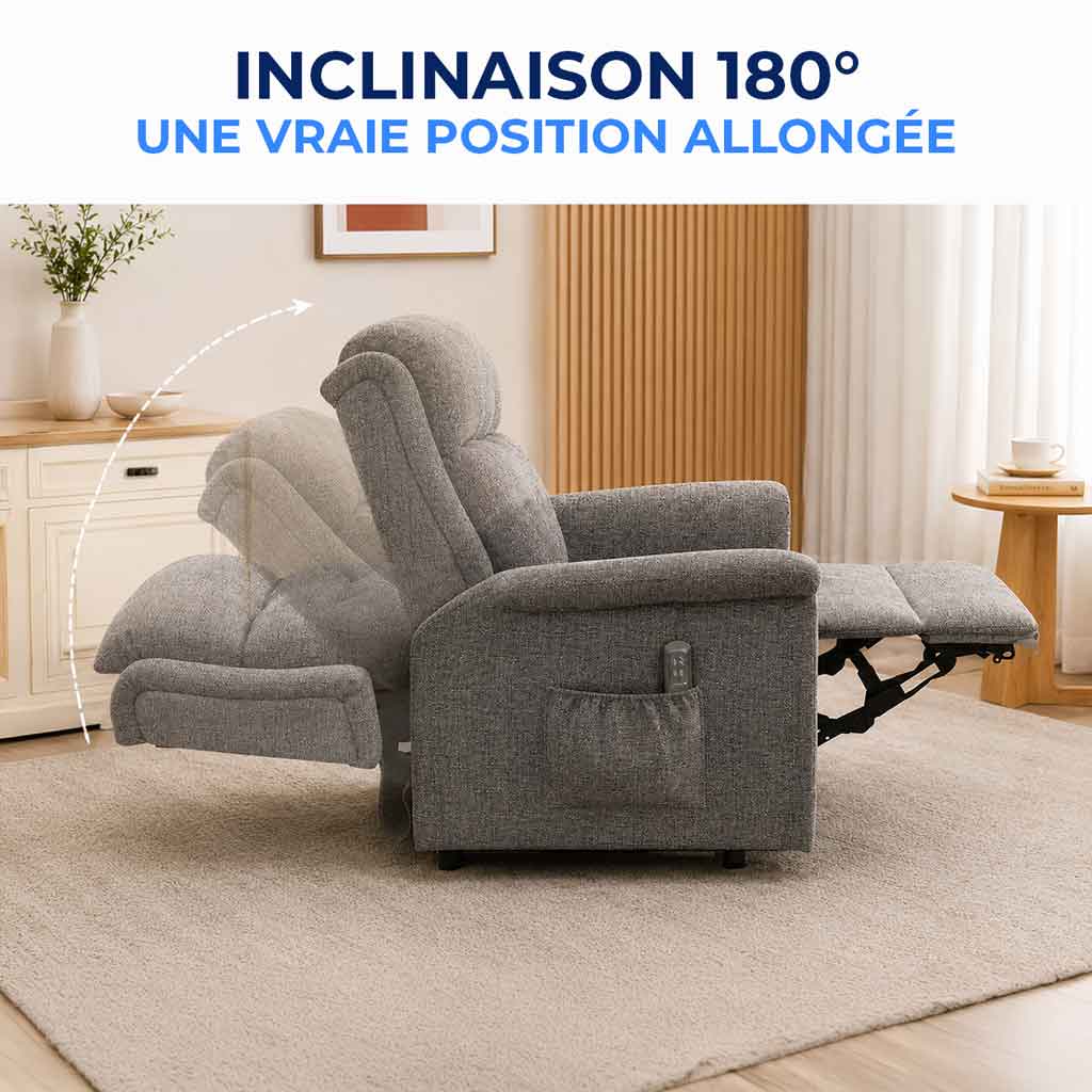 Fauteuil releveur électrique 2 moteurs
