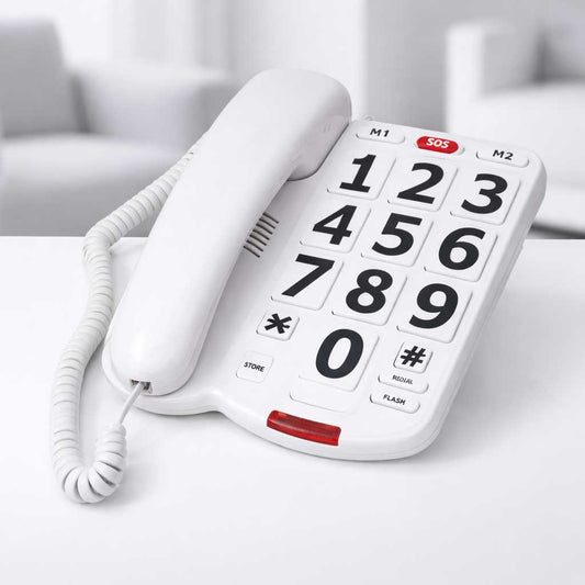 Téléphone Fixe Grosses Touches Senior