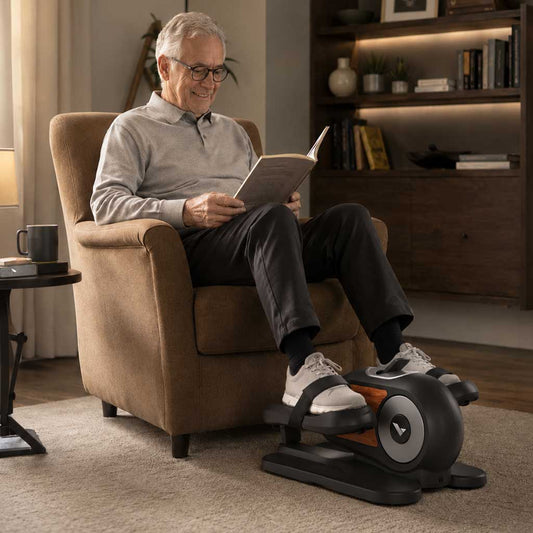 Vélo elliptique électrique assis senior